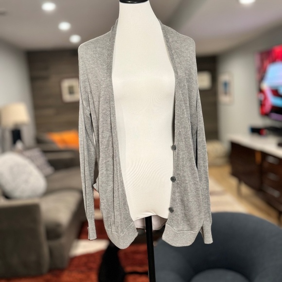 Lululemon gray cardigan - Picture 1 of 7